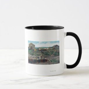 Mug Vue des citadins autour de WoodNulato coupé, AK