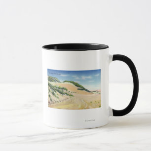 Mug Vue des dunes de sable de Cape Cod