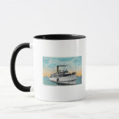 Mug Vue des dunes de sable typique de Cape Cod (Gauche)
