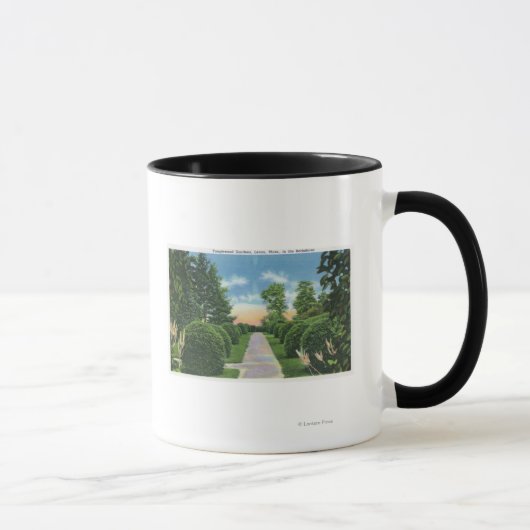 Mug Vue des jardins de Tanglewood # 2 (Droite)
