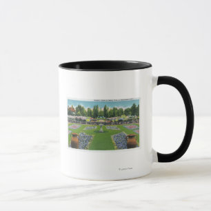 Mug Vue des jardins d'un domaine de lac Chautauqua