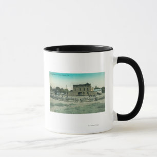 Mug Vue des millers transportant le grain pour fraiser