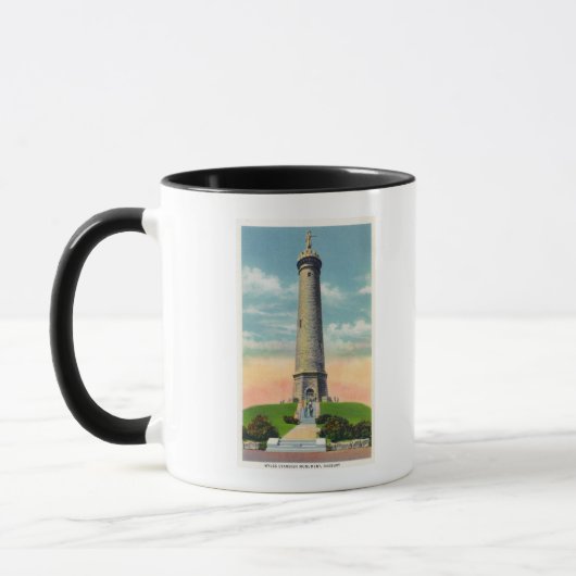 Mug Vue des Myles Standish Monument # 2 (Gauche)