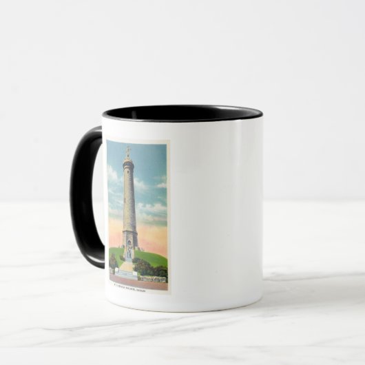 Mug Vue des Myles Standish Monument # 2 (Devant gauche)