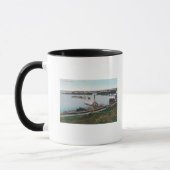Mug Vue des navires dans le DockSt. Michael, AK (Gauche)