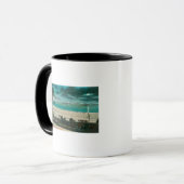 Mug Vue des navires de guerre américains dans l'océan (Devant gauche)