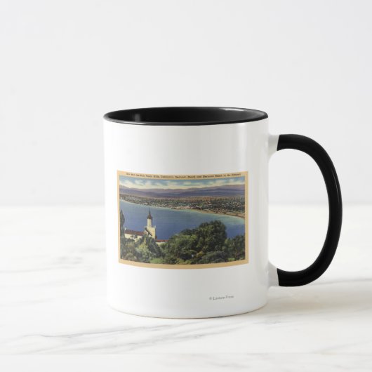 Mug Vue des plages de Redondo & Hermosa (Droite)