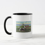 Mug Vue des quartiers des officiers dans le vieux chât (Gauche)