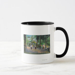 Mug Vue des ressorts d'un GameHarbin de croquet, CA