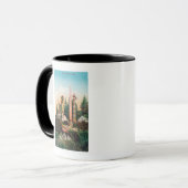 Mug Vue des tombes et des totempoles indiens (Devant gauche)