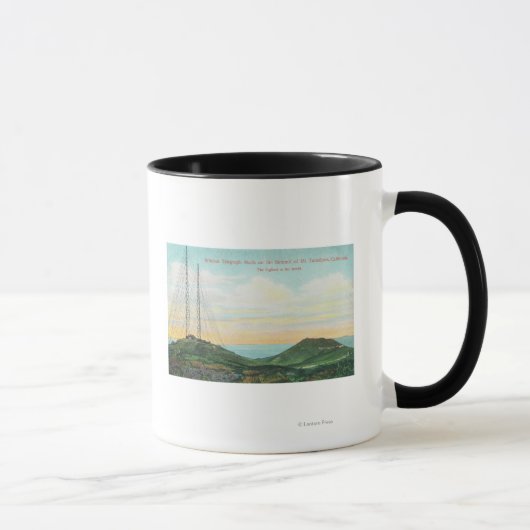 Mug Vue des tours télégraphiques sans fil (Droite)