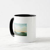 Mug Vue des tours télégraphiques sans fil (Devant gauche)