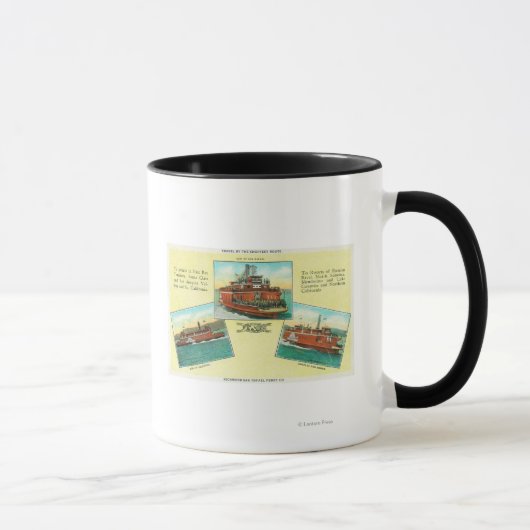 Mug Vue des traversiers Richmond-San Rafael (Droite)