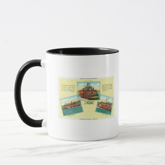 Mug Vue des traversiers Richmond-San Rafael (Gauche)
