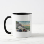 Mug Vue des vieilles voitures sur Whiteface Memorial H (Gauche)