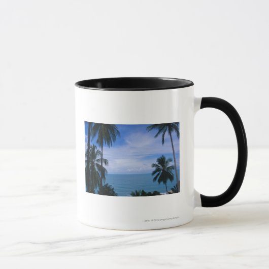 Mug Vue d'horizon d'océan de terre (Droite)
