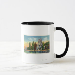 Mug Vue d'île de coeur de tour d'Alster