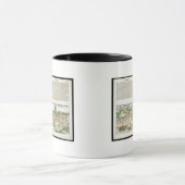 Mug Vue d'oeil d'oiseau de Constance de Nuremberg ch (Centre)