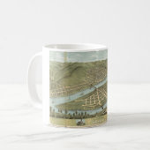 Mug Vue d'oeil d'oiseau roulant la Virginie (Devant gauche)