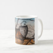 Mug Vue d'oeil d'oiseaux (Devant droit)
