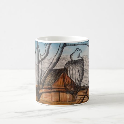 Mug Vue d'oeil d'oiseaux (Centre)