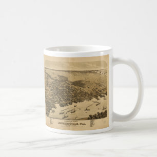 Mug Vue d'oeil d'oiseaux de Jacksonville la Floride