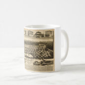 Mug vue d'Oiseau-oeil de Snohomish, Washington (1890) (Devant droit)