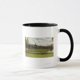 Mug Vue du 14ème Vert