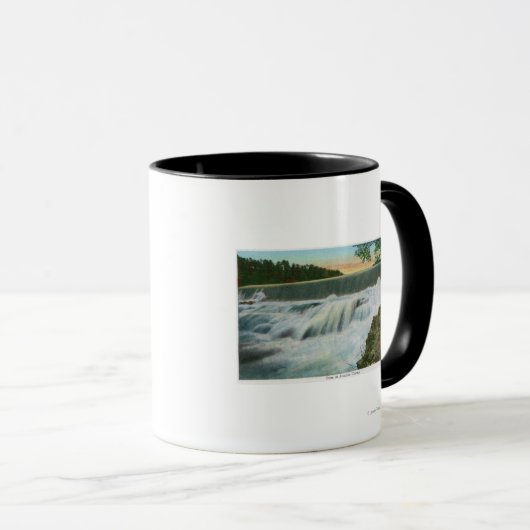 Mug Vue du barrage d'Ausable Chasm (Devant droit)