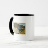 Mug Vue du barrage de Morris San Gabriel (Devant gauche)