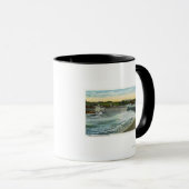 Mug Vue du barrage Libby-Dingleys (Devant droit)
