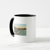 Mug Vue du bassin de la rivière Charles et de l'esplan (Devant gauche)