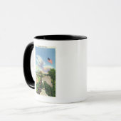 Mug Vue du bastion du drapeau et de la paroi sud (Devant gauche)