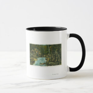 Mug Vue du bateau à la recherche des rapides