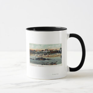 Mug Vue du bord de mer de Macabee Beach Monterey, CA