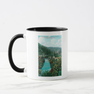 Mug Vue du canyon de la rivière Sacramento sur SP