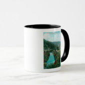 Mug Vue du canyon de la rivière Sacramento sur SP (Devant droit)