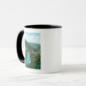 Mug Vue du canyon de la rivière Sacramento sur SP (Devant gauche)