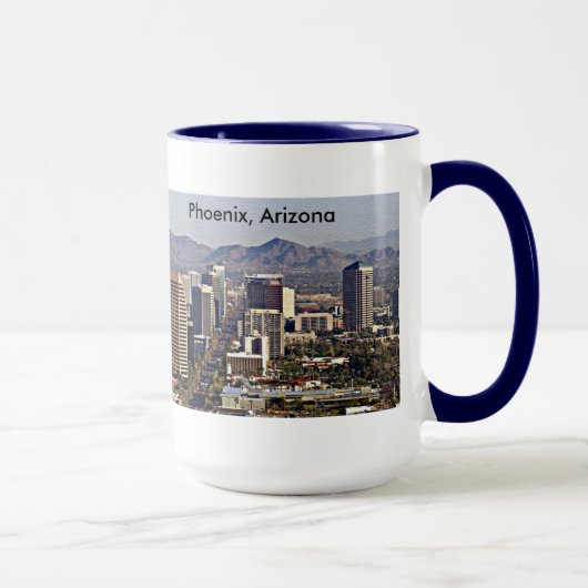 Mug Vue du centre de Phoenix, Arizona (Droite)