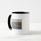 Mug Vue du centre-ville depuis Bay Bridge (Devant gauche)