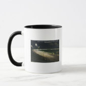 Mug Vue du circuit de la nuit (Gauche)