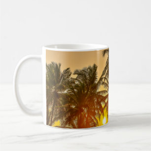 Mug Vue du coucher du soleil sur la plage Sri Lanka