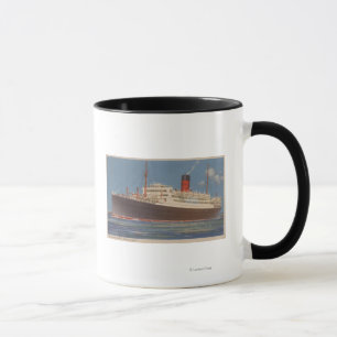 Mug Vue du Cunard R.M.L. Franconia