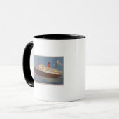 Mug Vue du Cunard R.M.L. Franconia (Devant gauche)