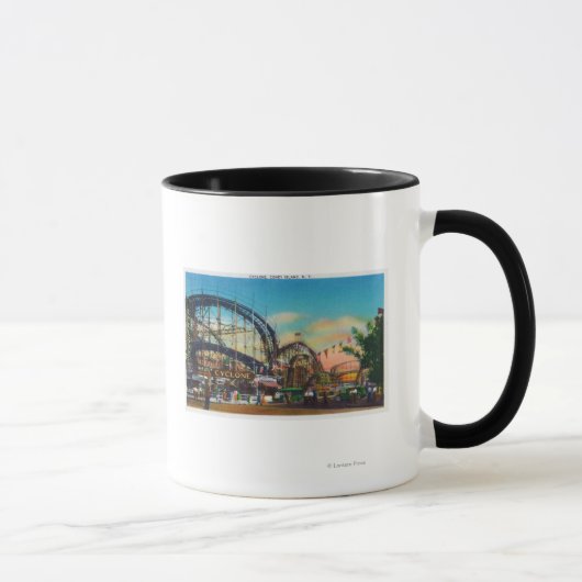 Mug Vue du cyclone Rollercoaster # 1 (Droite)