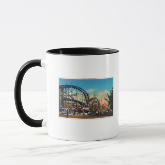 Mug Vue du cyclone Rollercoaster # 1 (Gauche)