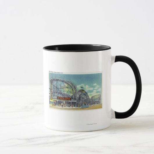 Mug Vue du cyclone Rollercoaster # 2 (Droite)