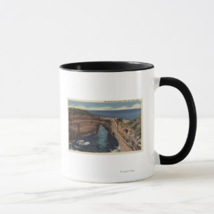 Mug Vue du Devil's Pot et des falaises du coucher de s