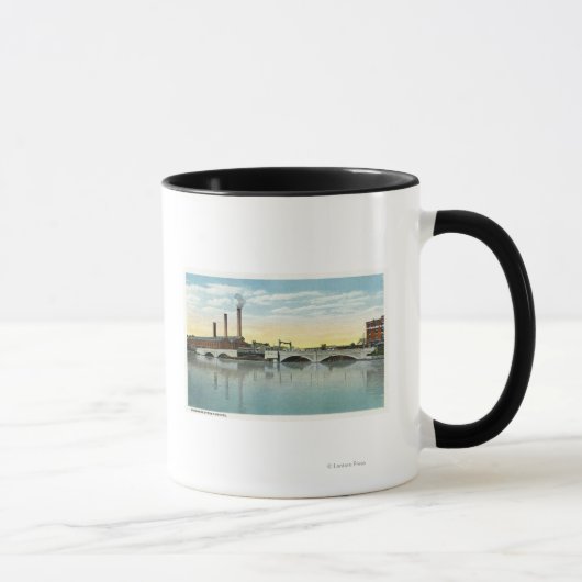 Mug Vue du front de mer du pont de la rue du Congrès (Droite)