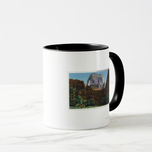 Mug Vue du grand trône blanc (Devant droit)